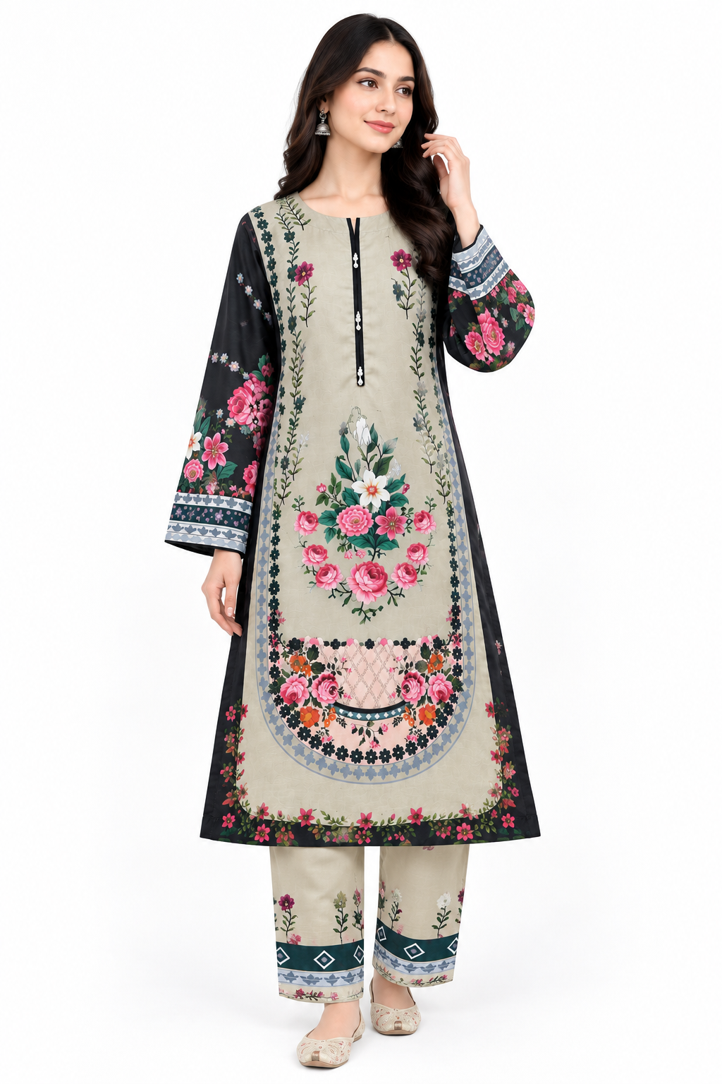 AJORA 2pc PREMIUM WINTER LAWN SUIT